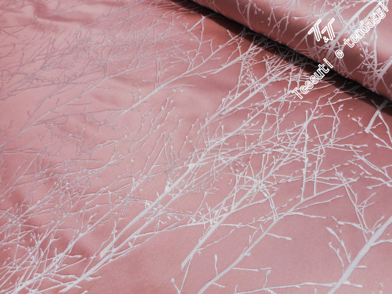 Tessuto in raso pesante rosa antico