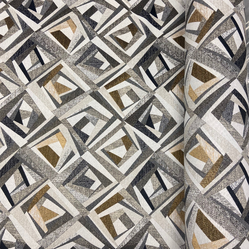 Tessuto jacquard DAFNE var.marrone