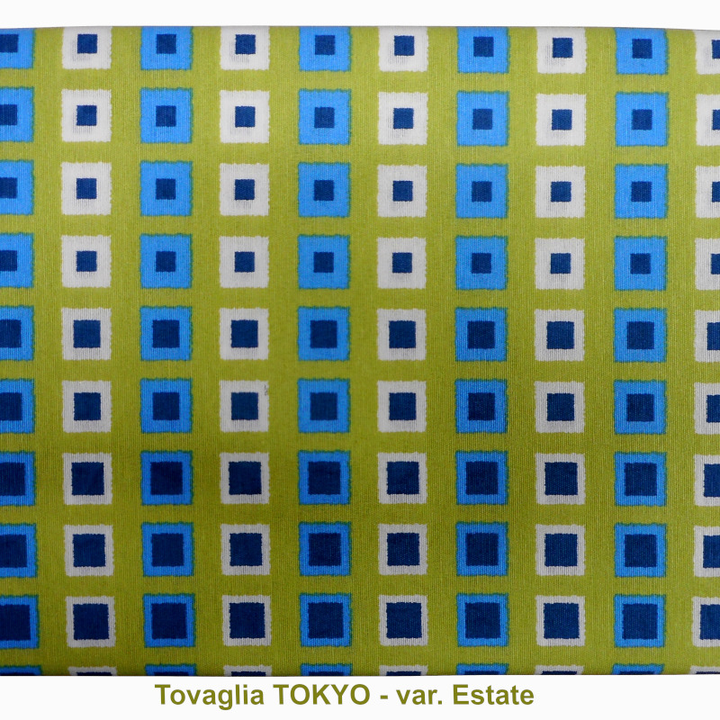 Tovaglia TOKYO var.Estate (verde) - Vallesusa