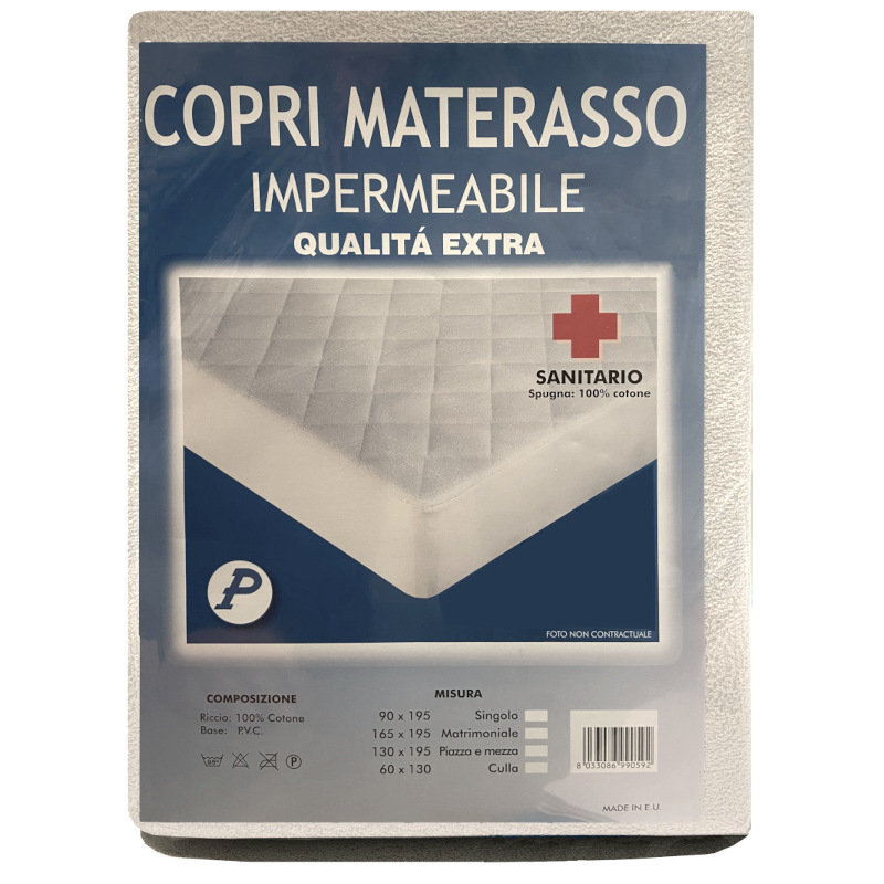 Coprimaterasso IMPERMEABILE 2 piazze