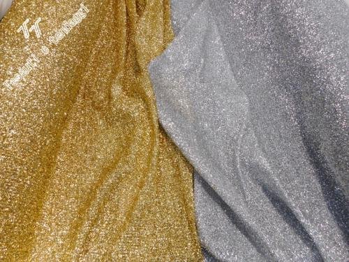 Tessuto oro o argento lurex