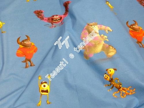 Tessuto cotone MONSTERS Disney