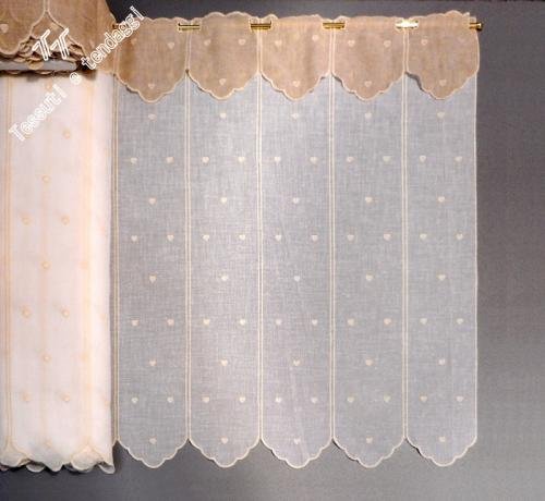 Mantovana Per Finestra VOGOL Con Motivo Uccelli | Grigio | 106x45 Cm | Tasca Per Asta | Tessuto In Poliestere | Stile Rustico Per Cucina E Soggiorno